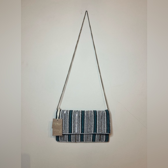 Capelli of New York Handbags - Capelli Beaded Crossbody Clutch